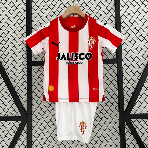 Camiseta Sporting De Gijón 1st Niño 2023-2024